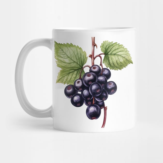 Blackcurrant Illustration by Pastel Craft